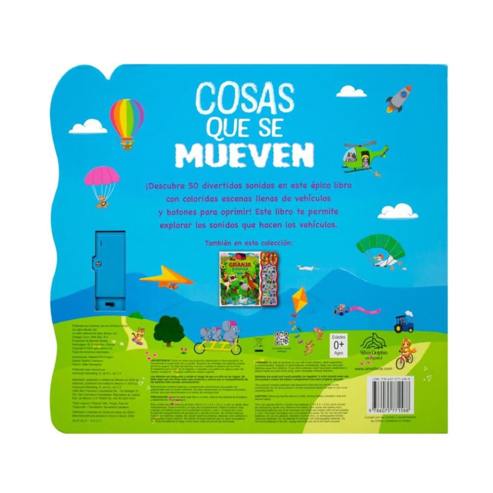 Libro de Cartón Cosas Que se Mueven - Image 4